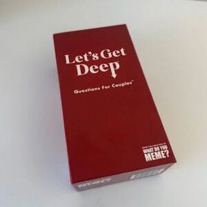 Let's Get Deep Card Game for Couples